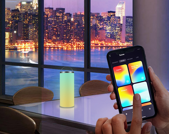 Flip Dimming Smart RGB Ambient Table Lamp (4)